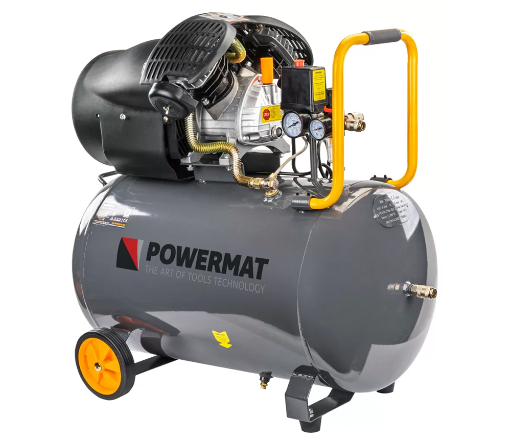 Compresor POWERMAT PM-KO-100T-V2 530l/min 100L