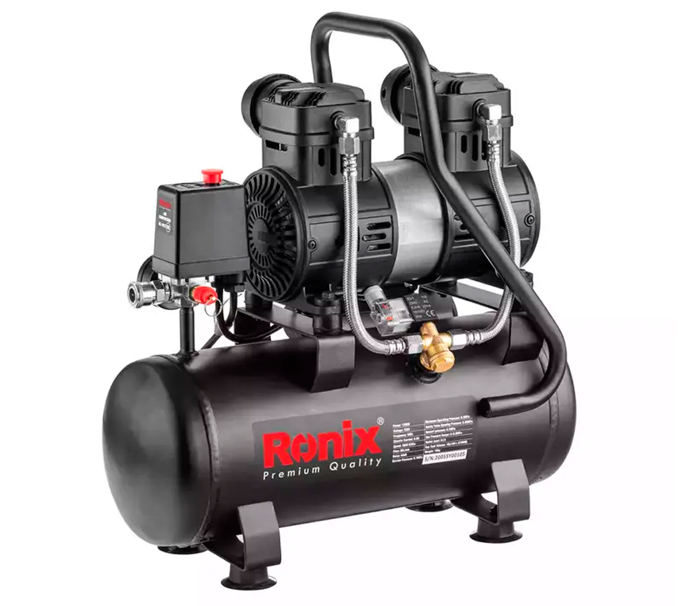 Compresor fără ulei RONIX RC-1012 80l/min 10L