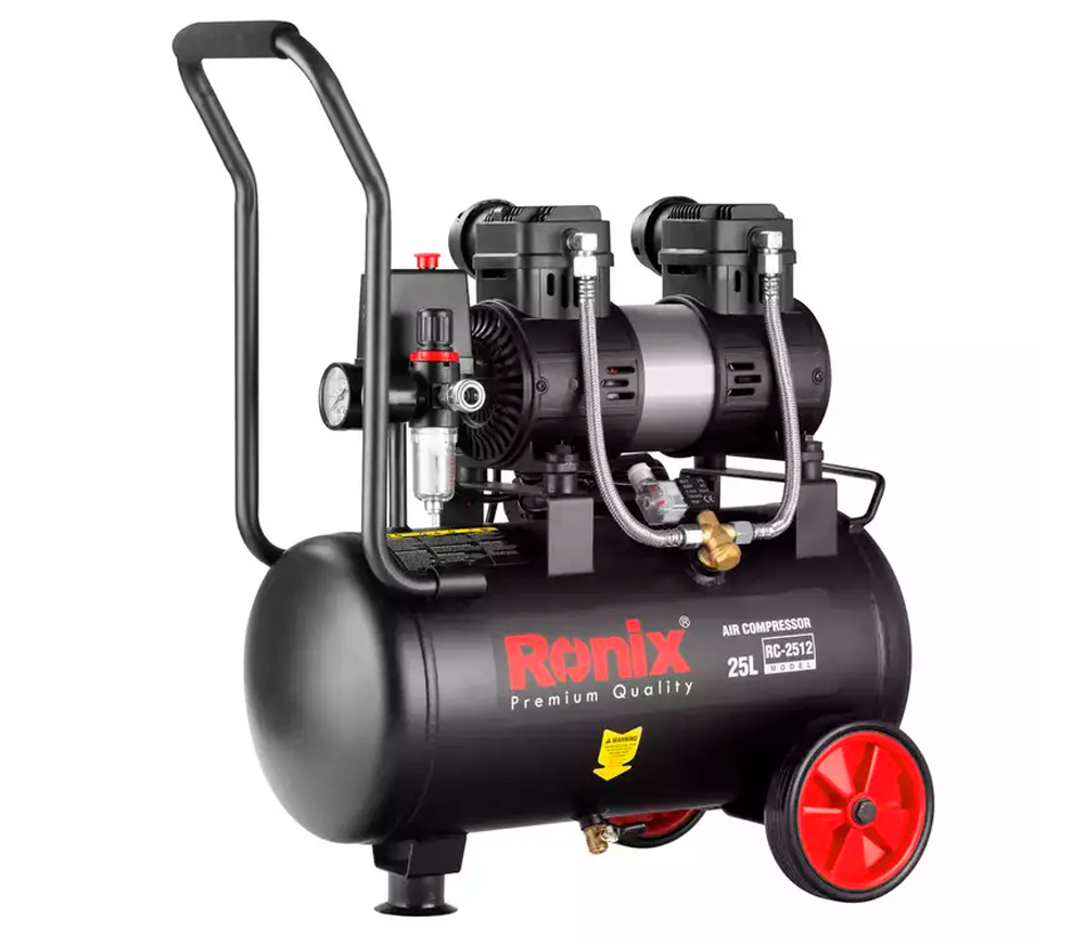 Compresor fără ulei RONIX RC-2512 100l/min 25L
