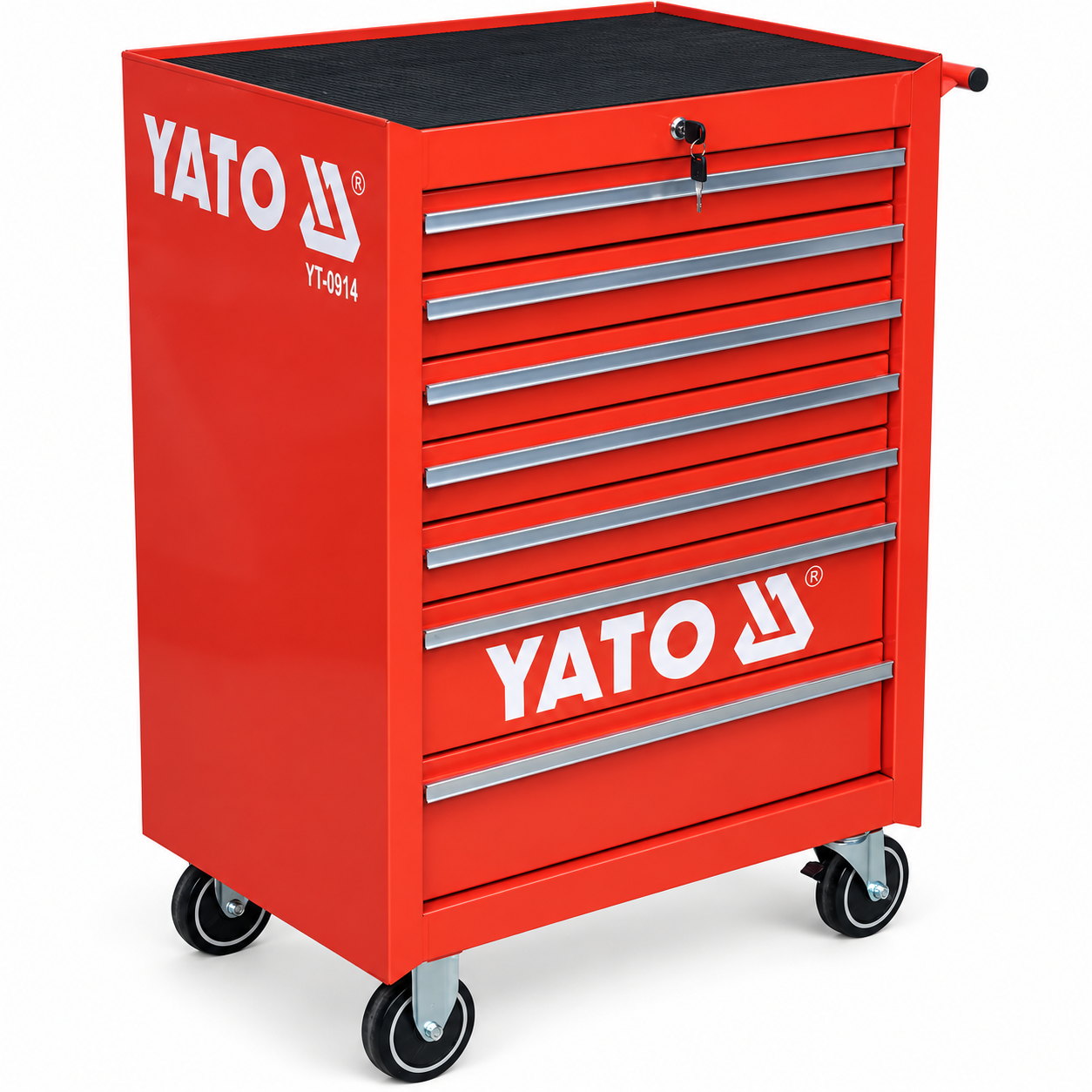 Cărucior de scule YATO YT-0914, 7 sertare, sarcină 300 kg