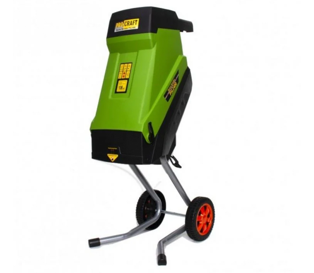 Tocător electric de crengi ProCraft PLS2400, 2400 W, Ø45 mm, cuțite, colector 45 L