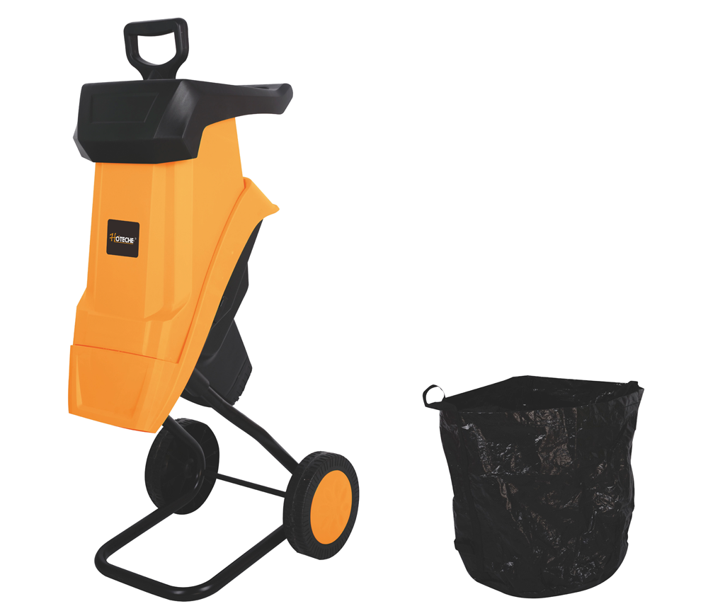 Tocător electric de crengi HOTECHE G840331, 2500 W, Ø40 mm, cuțite, colector 45 L