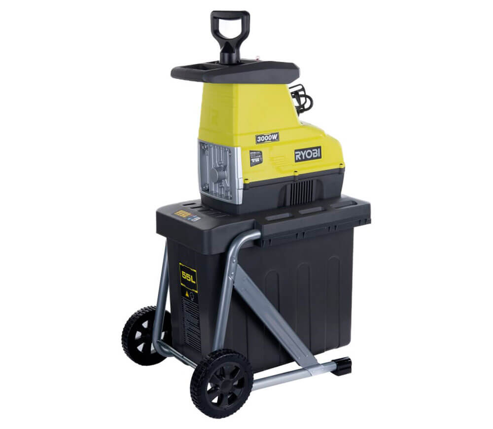 Tocător electric de crengi RYOBI RSH3045U, 3000 W, Ø45 mm, cuțite, colector 55 L