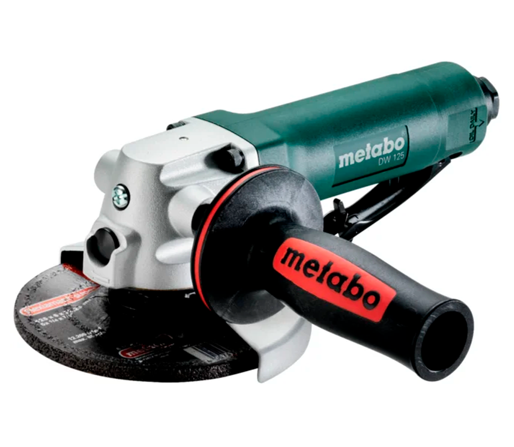 Polizor unghiular pneumatic METABO DW 125, 6,2 bar