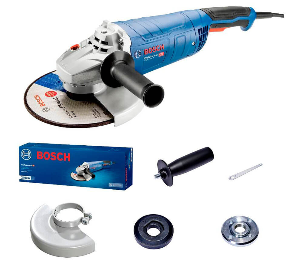 Polizor unghiular BOSCH GWS 2400 J, 2400 W, disc 230 mm