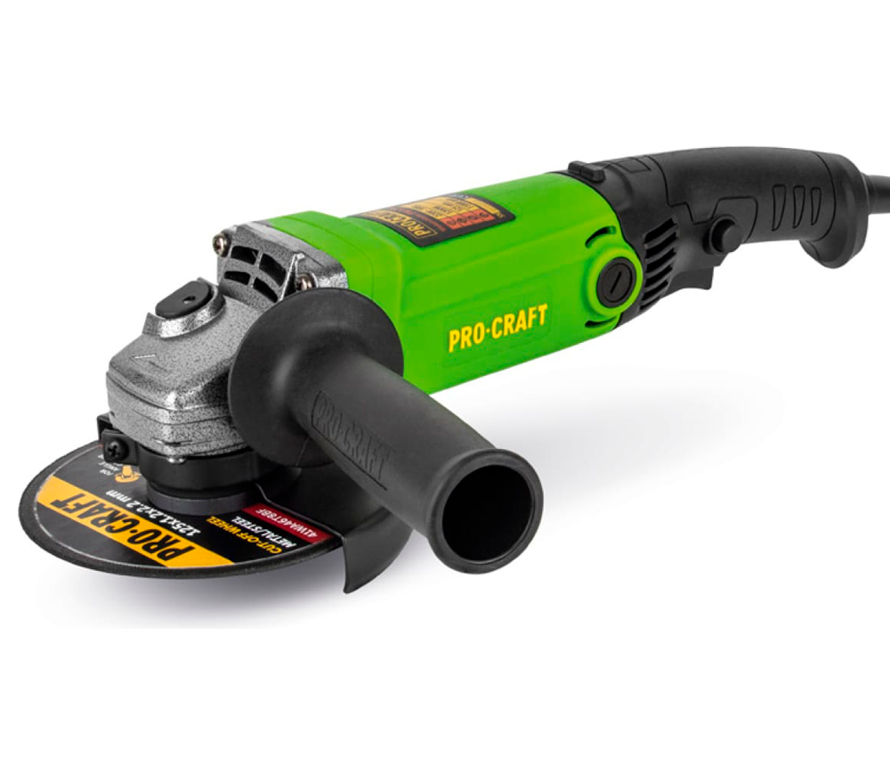 Polizor unghiular ProCraft PW1200, 1200 W, disc 125 mm
