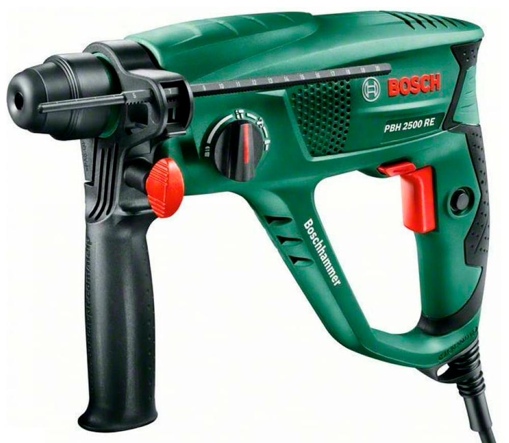Ciocan rotopercutor BOSCH PBH 2500 RE, 600 W, SDS-Plus