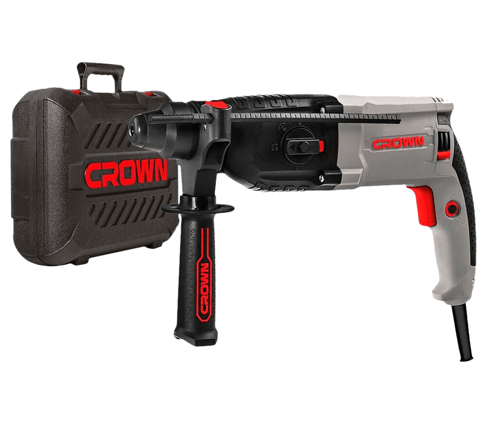 Ciocan rotopercutor CROWN CT18180-BMC, 650 W, SDS-Plus