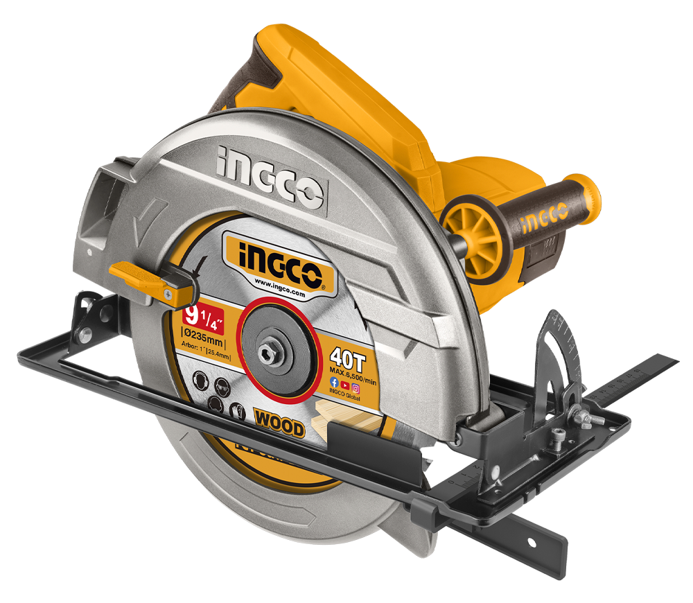 Fierăstrău circular INGCO CS23522, 2200 W, disc 235 mm