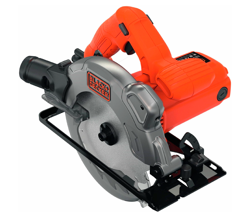 Fierăstrău circular BLACK&DECKER CS1250L, 1250 W, disc 190 mm