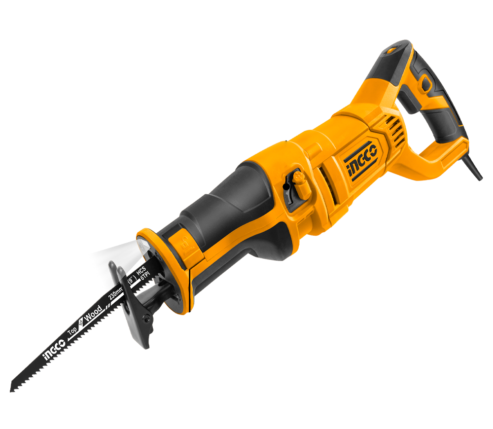 Fierăstrău sabie electric INGCO RS12001, 1200 W, cursă 28 mm