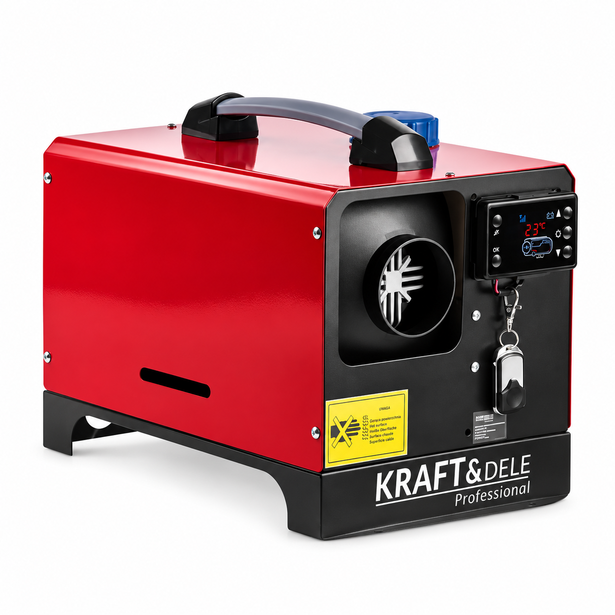 Autonomă diesel Kraft&Dele KD11780 8 kW, 12V/230V, LCD, telecomandă