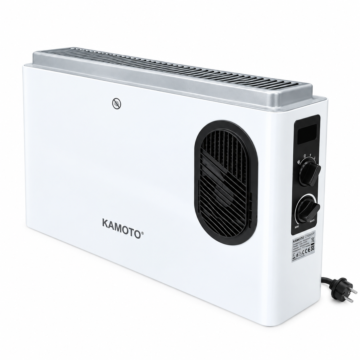 Convector electric KAMOTO CH2200F, 2000 W, 3 trepte, ventilator