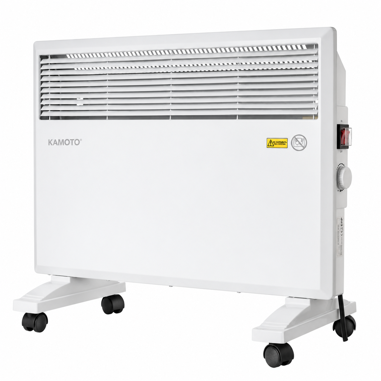 Convector electric KAMOTO CH1500, 1500 W, 20 m², montare podea/perete