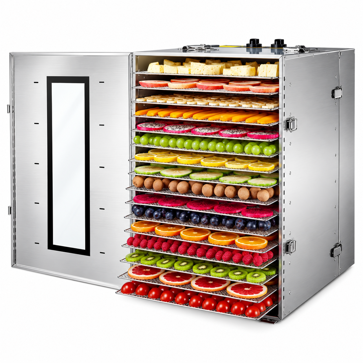 Deshidrator alimentar Demetra SS-16, 1500 W, 16 tăvi