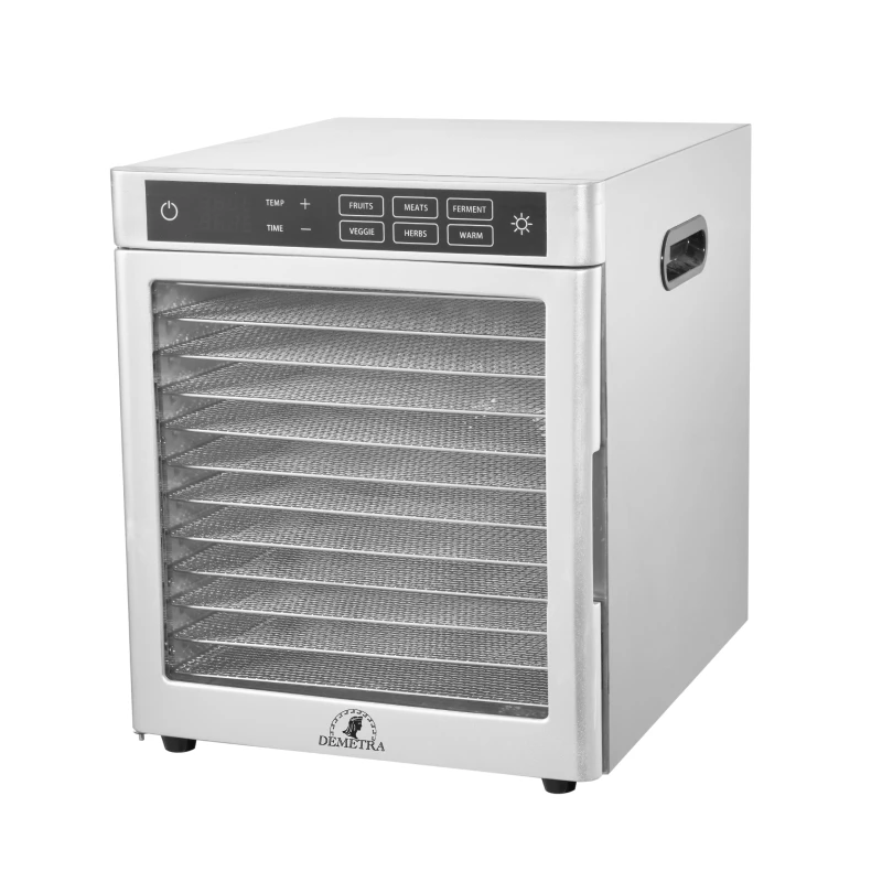 Deshidrator alimentar Demetra SS-12F, 800 W, 12 tăvi