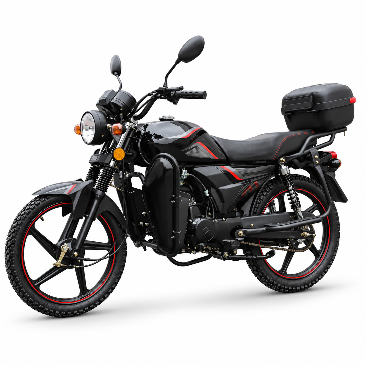 Motocicletă Champ CM-110-2A Negru, 110 cm³