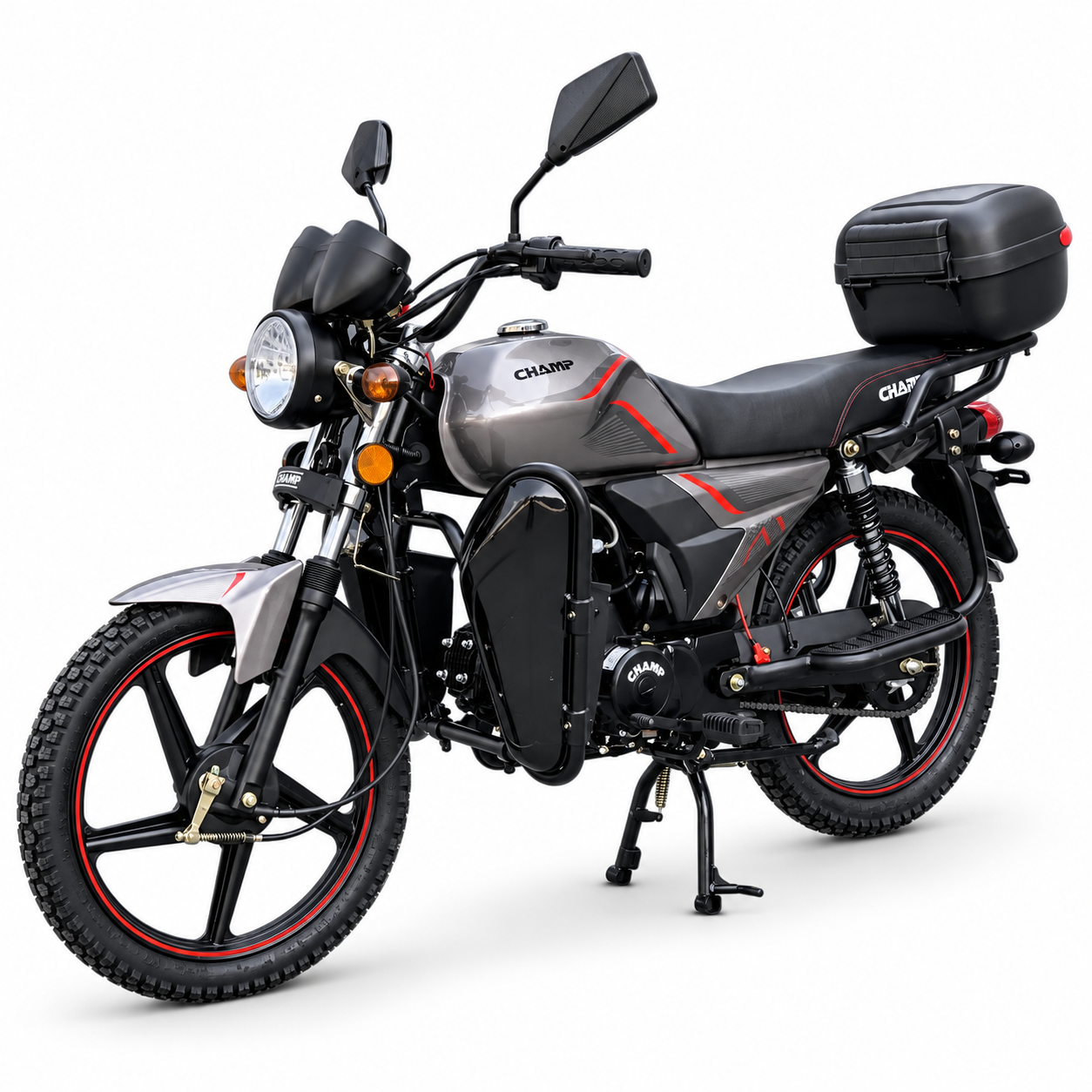 Motocicletă Champ CM-110-2A Gri, 110 cm³