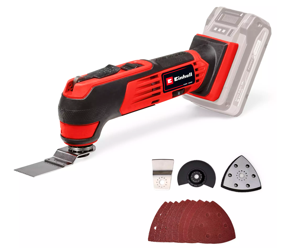 Mașină multifuncțională cu acumulator EINHELL TE-MG 18/1 Li - Solo, 18 V, 33000 osc/min, fără acumulator