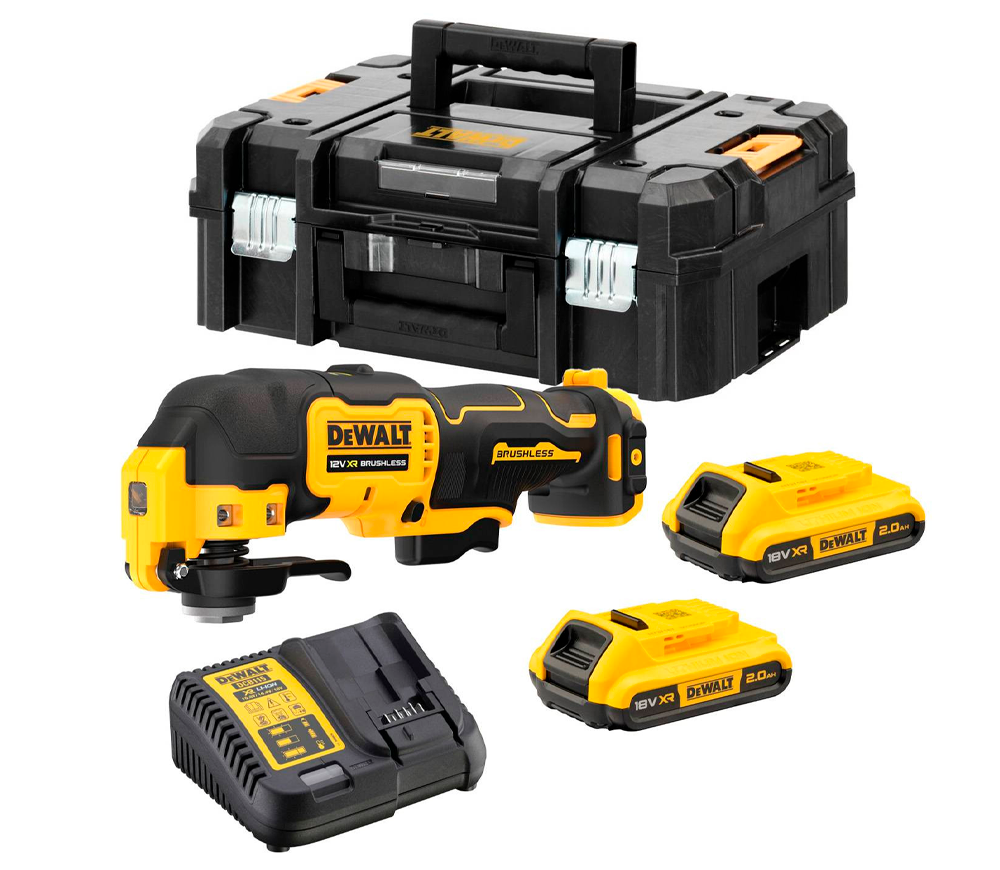 Mașină multifuncțională cu acumulator DEWALT DCS353D2, 18 V, 18000 osc/min, acumulator 2 Ah