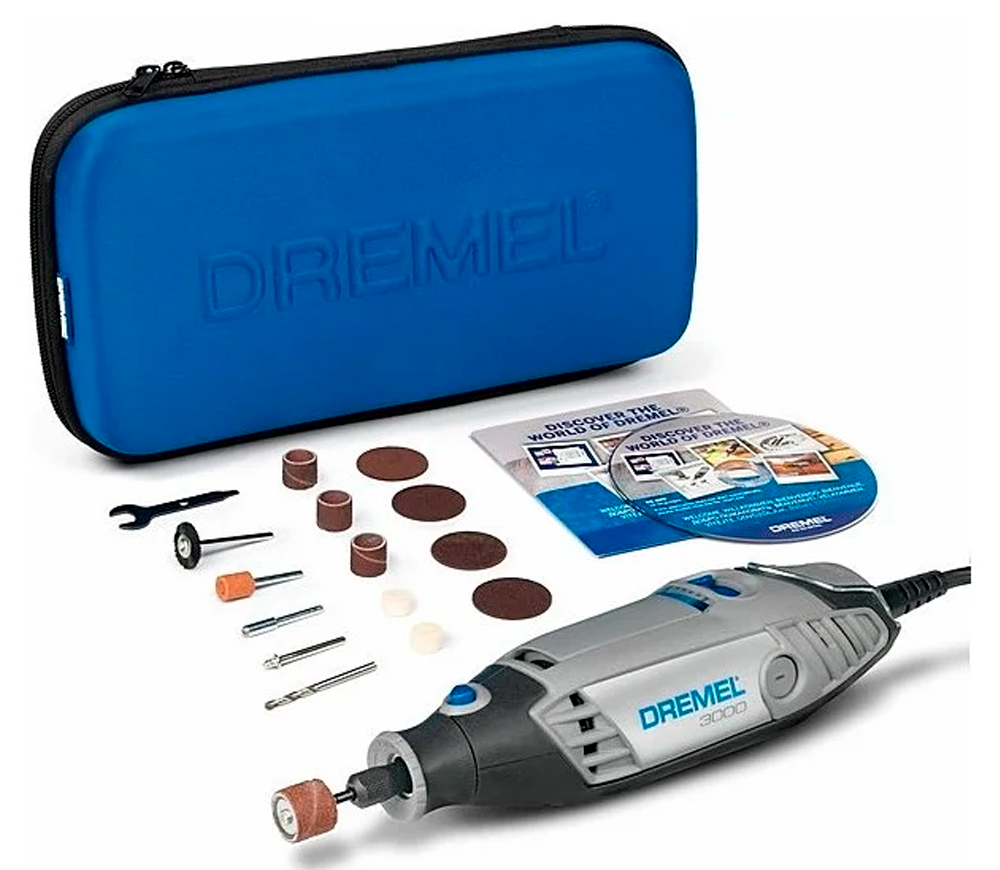 Set gravator multifuncțional DREMEL 3000-2/25 SE, 130 W, 33000 rot/min, 25 accesorii + 2 atașamente