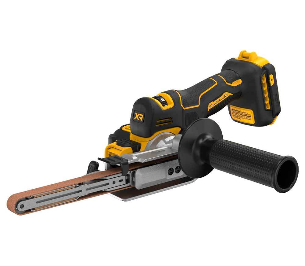 Mașină de șlefuit cu bandă DEWALT DCM200NT-XJ, 18 V, bandă 13 mm
