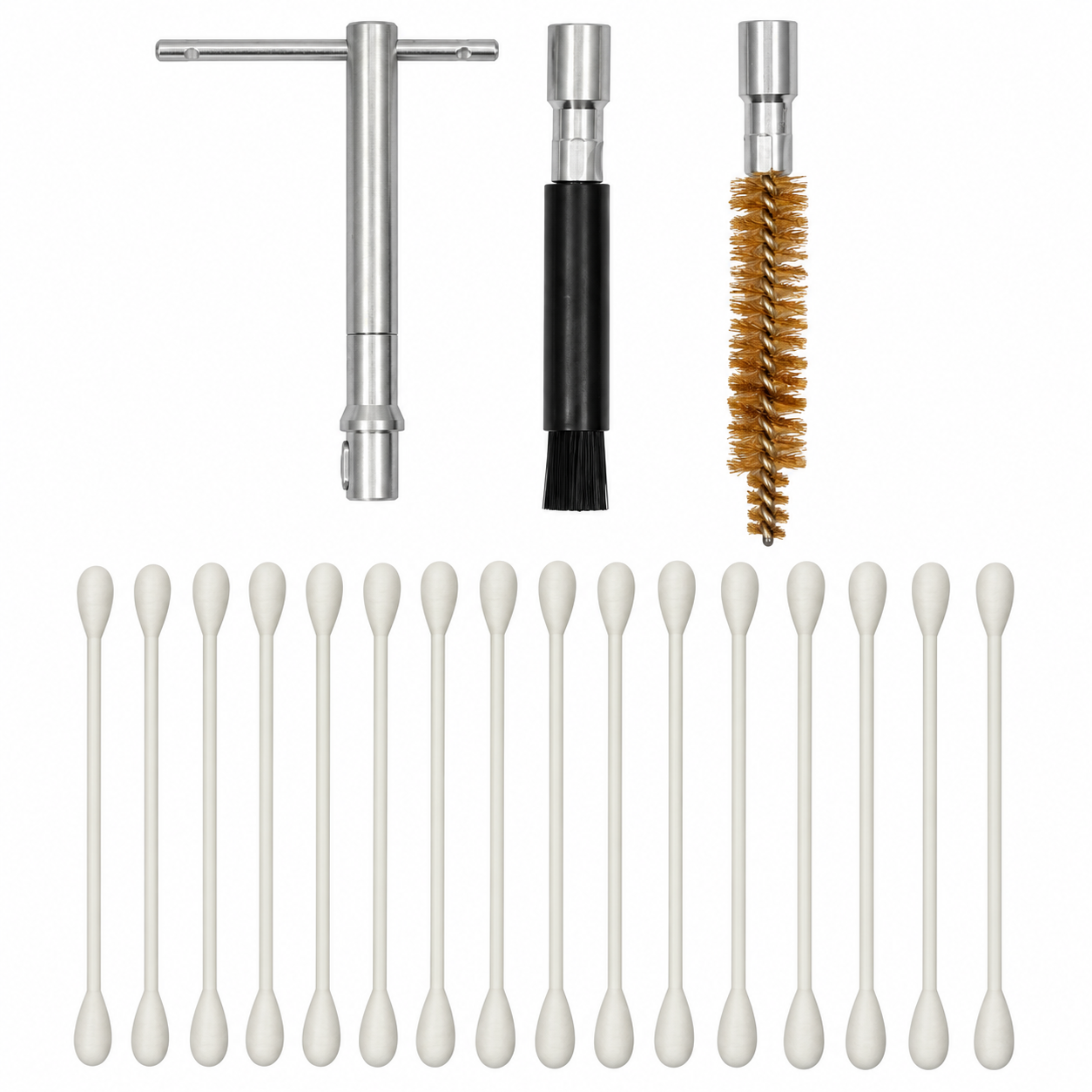 Set curățare scaune injectoare YATO YT-17622, 23 piese, perii 10/20 mm