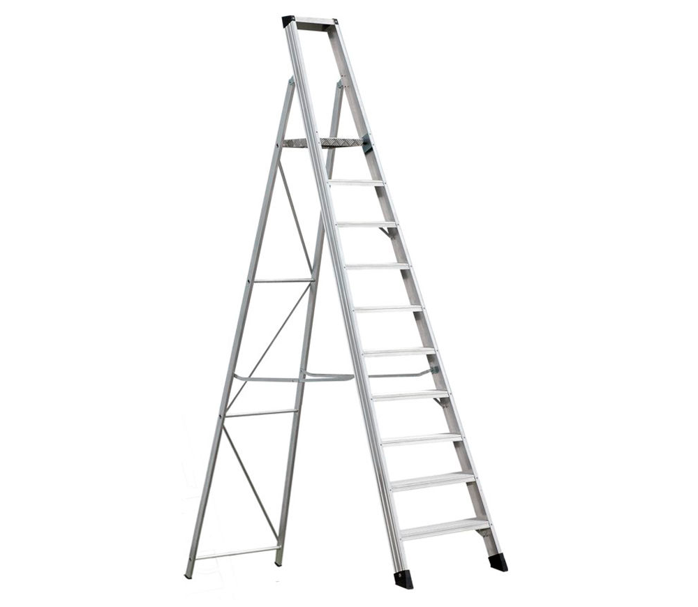 Scară tip A cu urcare pe o parte ELKOP SHRP 810, 2.11 m, 150 kg