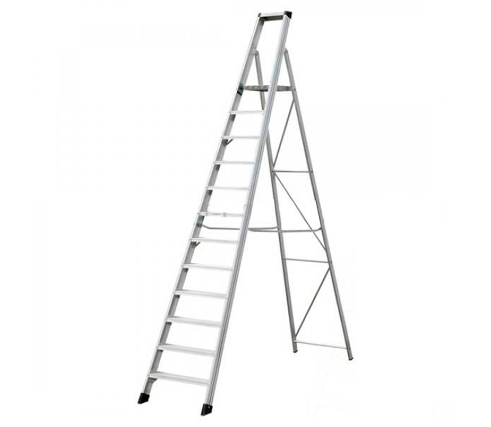 Scară tip A cu urcare pe o parte ELKOP SHRP 812, 2.53 m, 150 kg