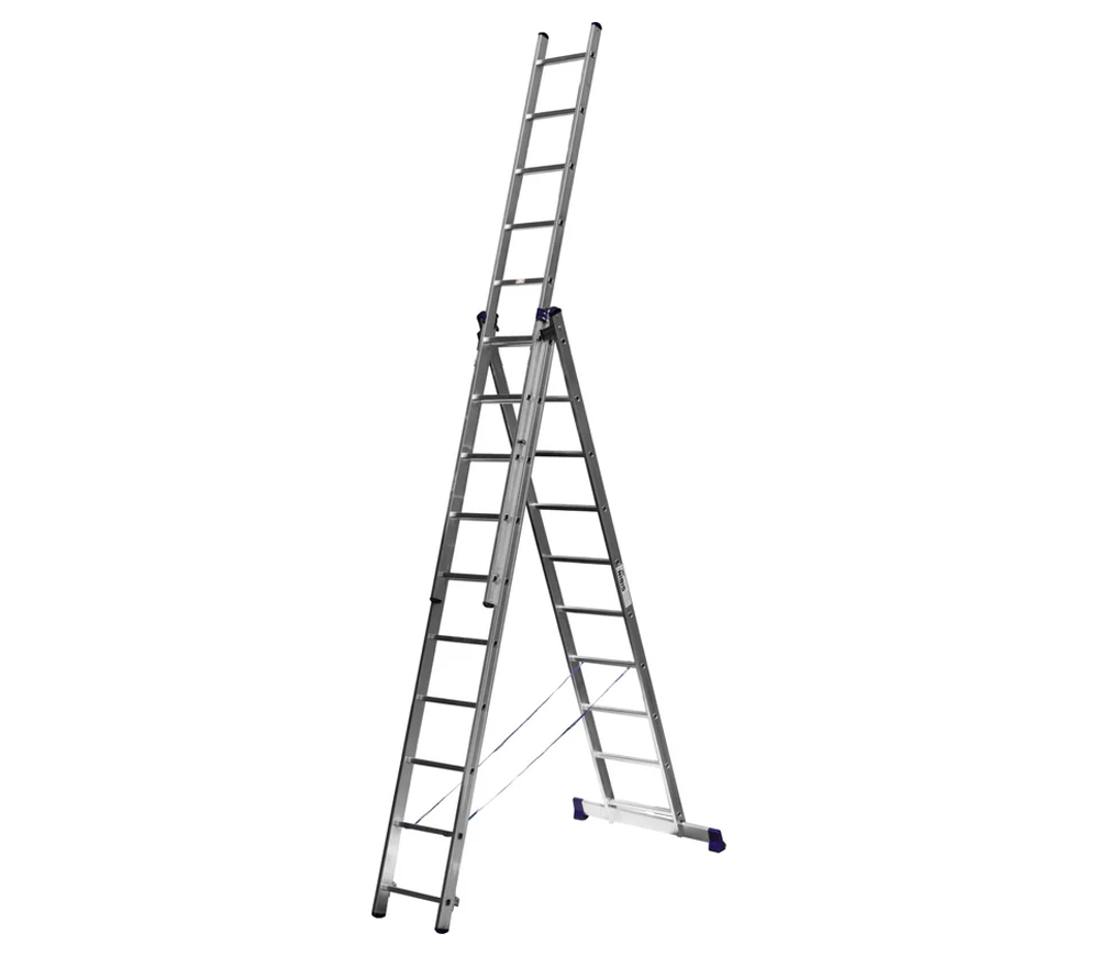 Scară cu 3 tronsoane ELKOP VHR HK 3x10, 5.81 m, 150 kg