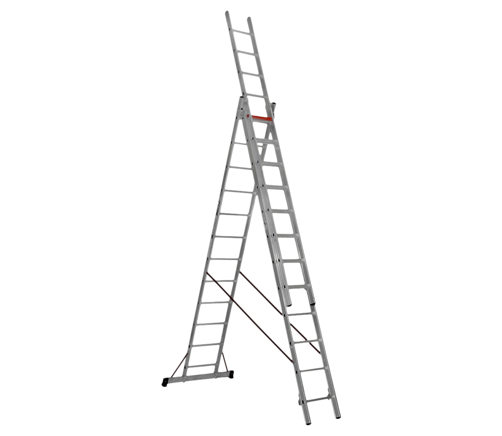 Scară cu 3 tronsoane CAGSAN TS205, 8.6 m, 150 kg