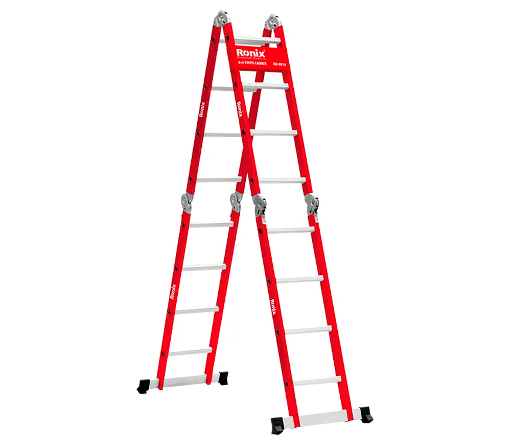 Scară multifuncțională transformabilă RONIX RH-9974, 4.7 m, 150 kg