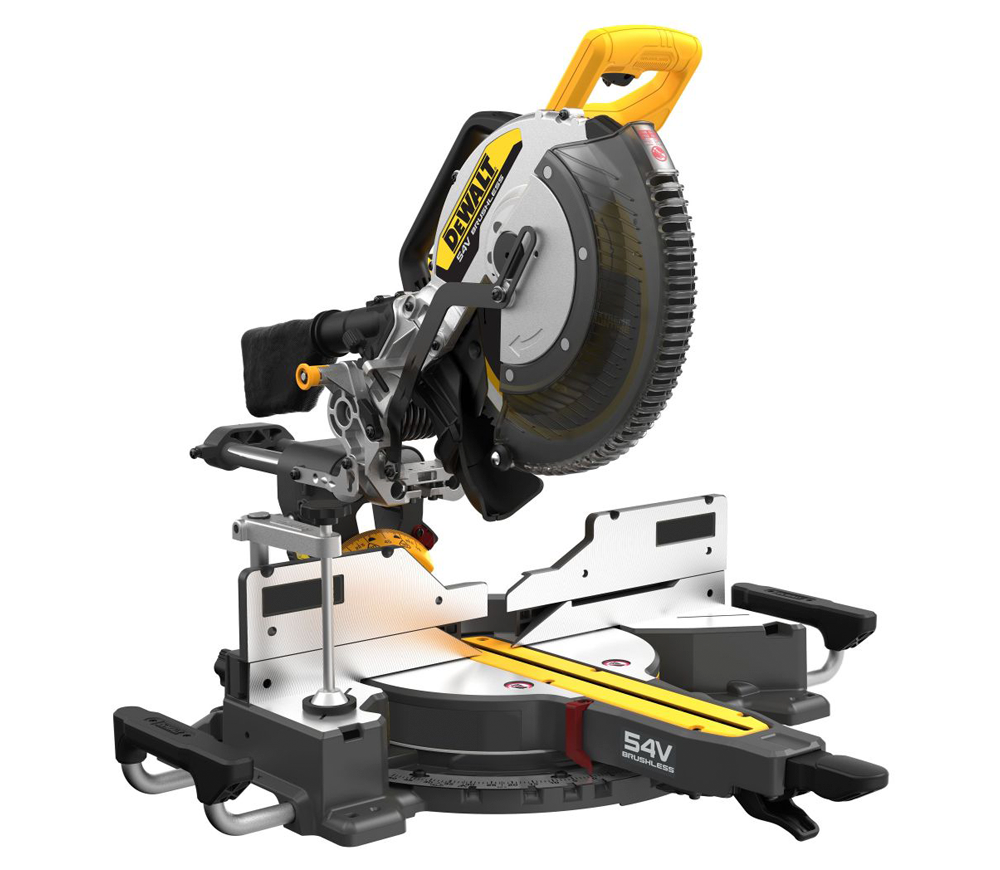 Fierăstrău circular pentru tăieri înclinate cu acumulator DEWALT DCS781X2-QW, 54 V, disc 305 mm
