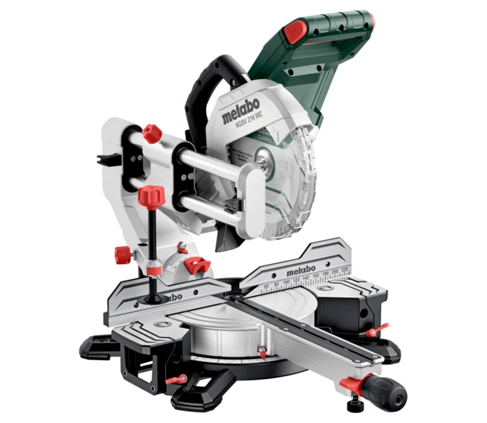 Fierăstrău circular pentru tăieri înclinate METABO KGSV 216 MC, 1500 W, disc 216 mm