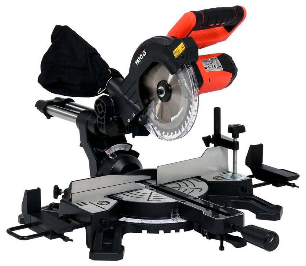 Fierăstrău circular pentru tăieri înclinate cu acumulator YATO YT82817, 18 V, disc 185 mm