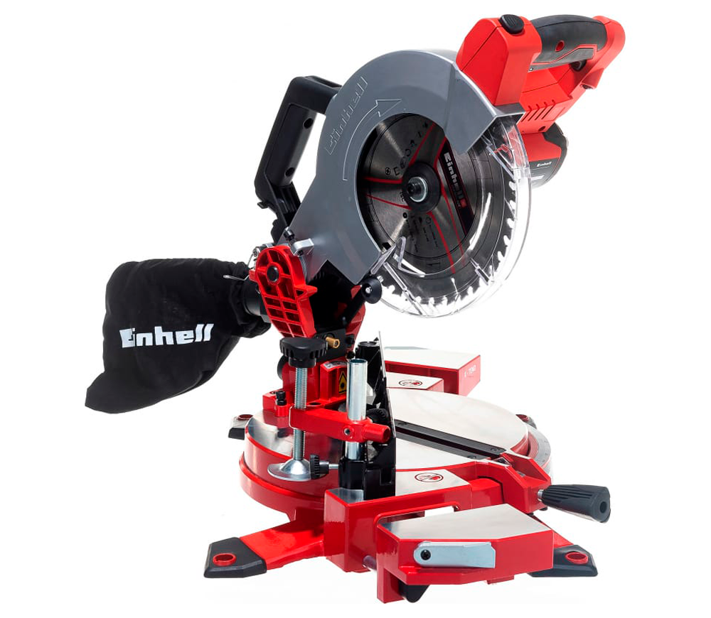 Fierăstrău circular pentru tăieri înclinate cu acumulator EINHELL TE-MS 18/210, 18 V, disc 210 mm