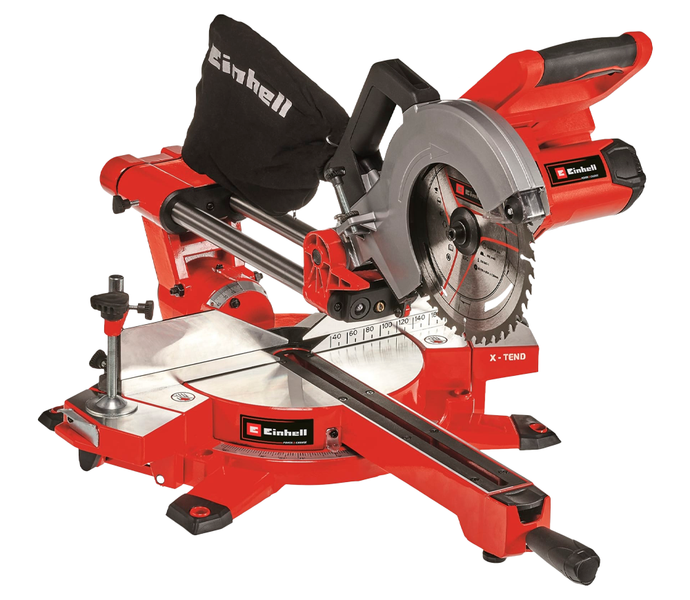 Fierăstrău circular pentru tăieri înclinate cu acumulator EINHELL TE-SM 36/210 XPWR SOLO, 36 V, disc 210 mm