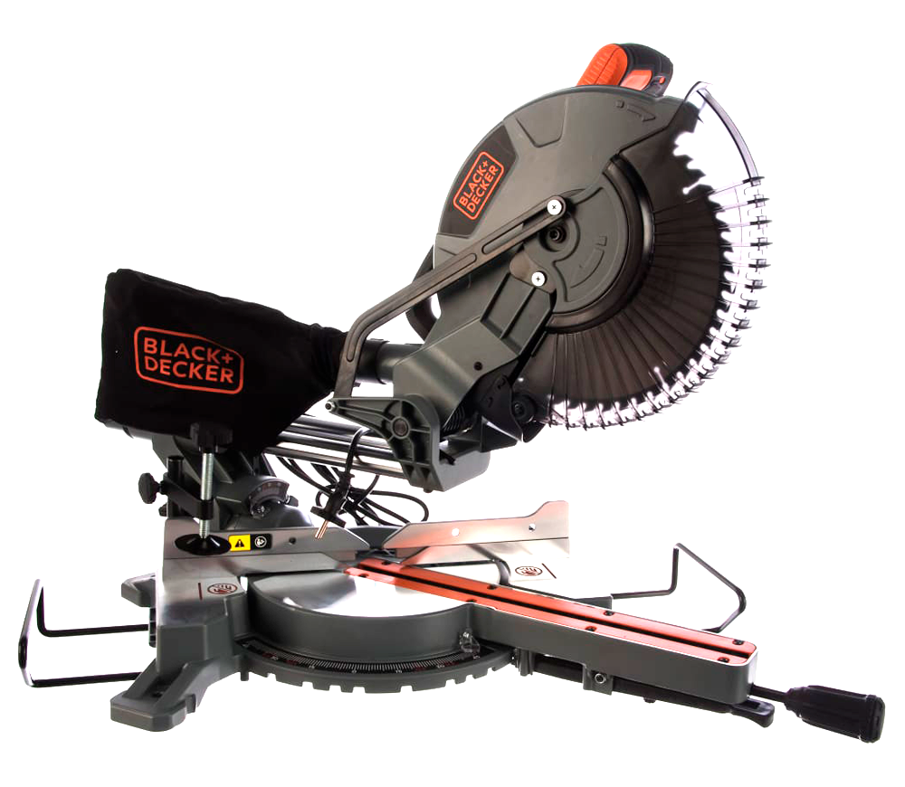 Fierăstrău circular pentru tăieri înclinate BLACK&DECKER BES710-QS, 2100 W, disc 254 mm