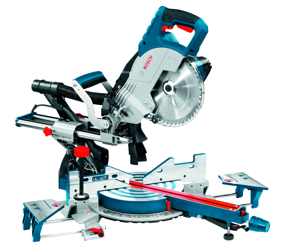 Fierăstrău circular pentru tăieri înclinate BOSCH GCM 8 SJL (B0601B19100), 1600 W, disc 216 mm