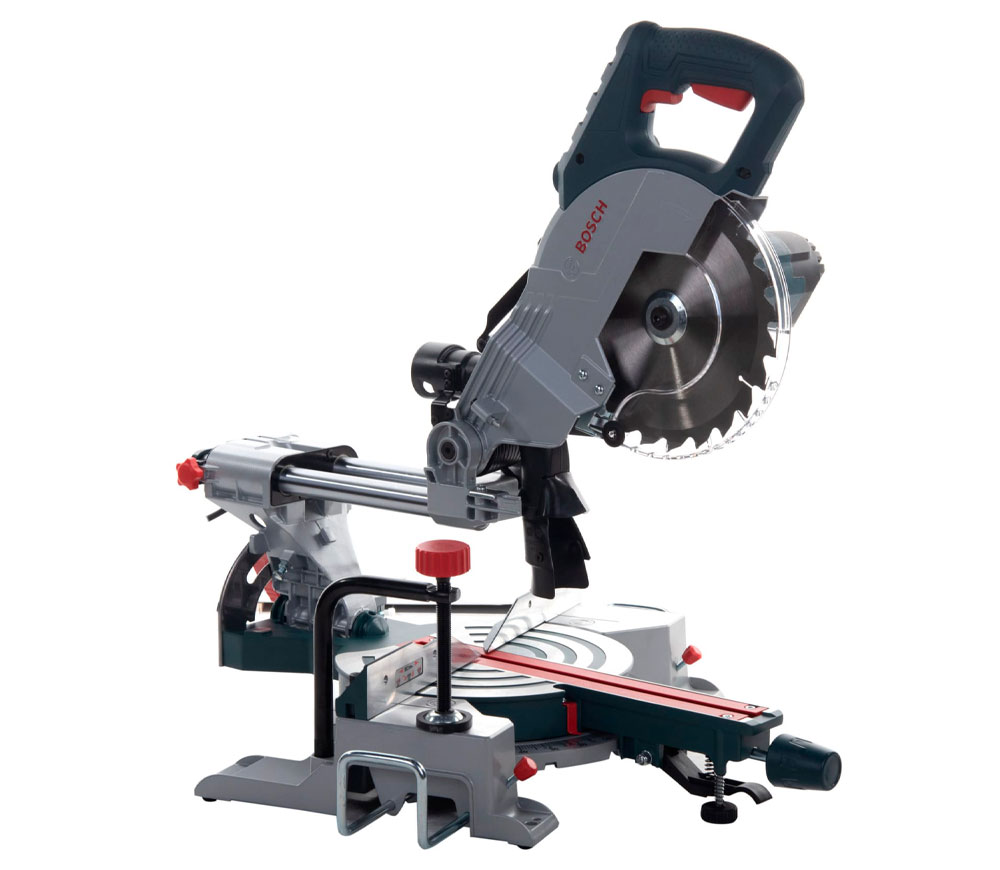 Fierăstrău circular pentru tăieri înclinate BOSCH GCM 800 SJ, 1400 W, disc 216 mm