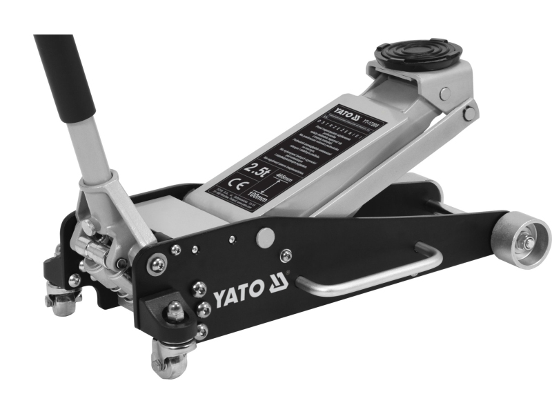 Cric hidraulic tip crocodil YATO YT-17205, 2,5 t, 100-465 mm, pompă dublă