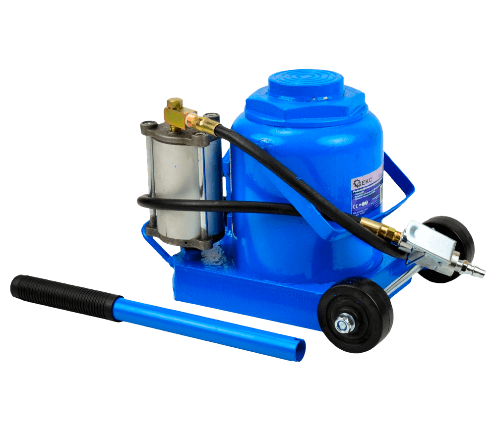 Cric pneumo-hidraulic tip butelie GEKO G02067, 50 t, 265–425 mm