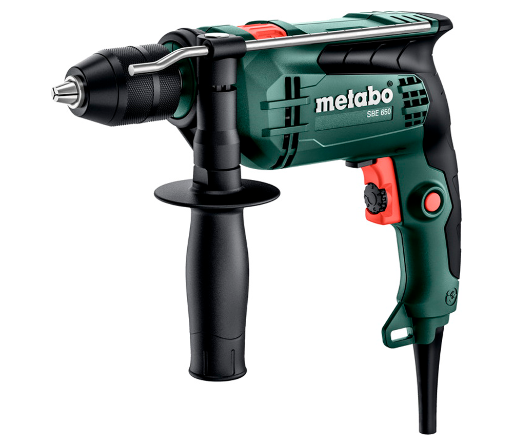 Mașină de găurit cu percuție METABO SBE 650 Metabox 650 W