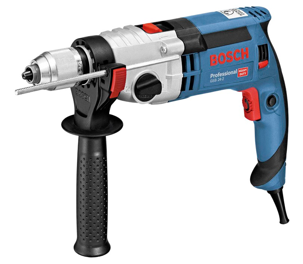 Mașină de găurit cu percuție BOSCH GSB 24-2 1100 W