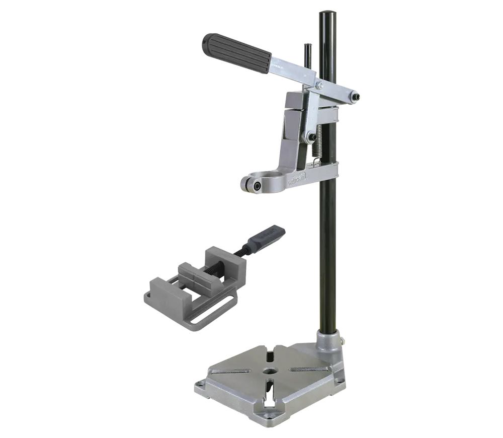 Stand de găurit cu menghină Wolfcraft 3406301, prindere 43 mm