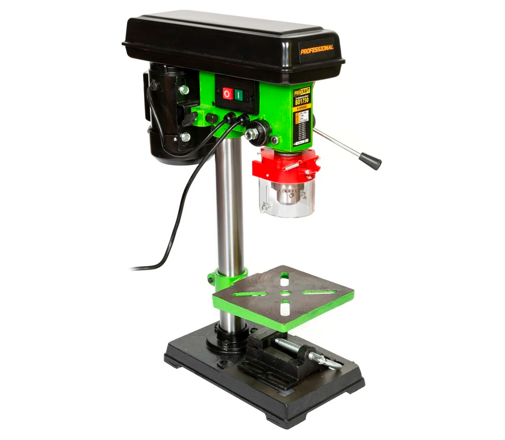 Mașină de găurit cu coloană ProCraft BD-1750, 450 W, 9 viteze, mandrină 16 mm
