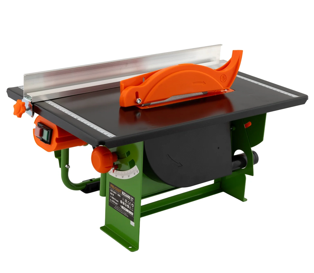 Fierăstrău circular de masă ProCraft KR-2600 / 12907, 800 W, disc 200 mm