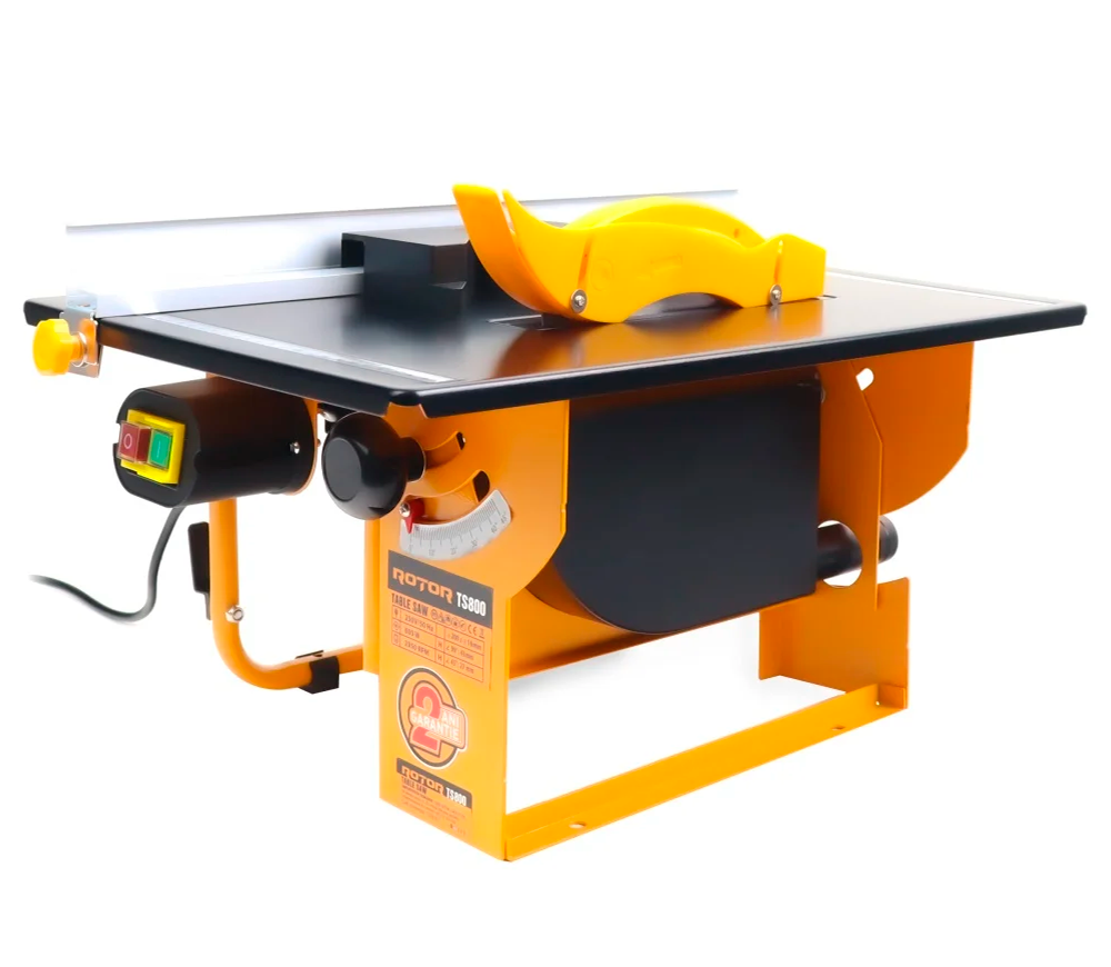 Fierăstrău circular de masă ROTOR TS800, 800 W, disc 200 mm