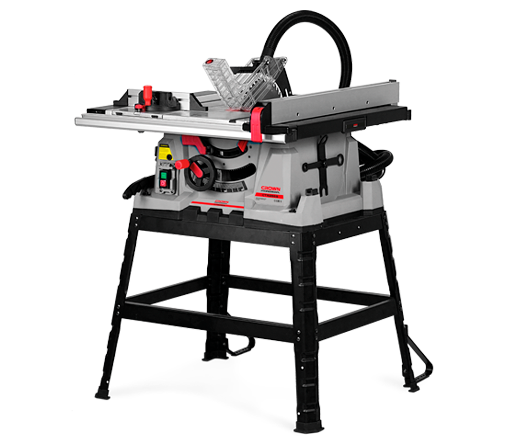 Fierăstrău circular de masă CROWN CT15286S, 3000 W, disc 254 mm