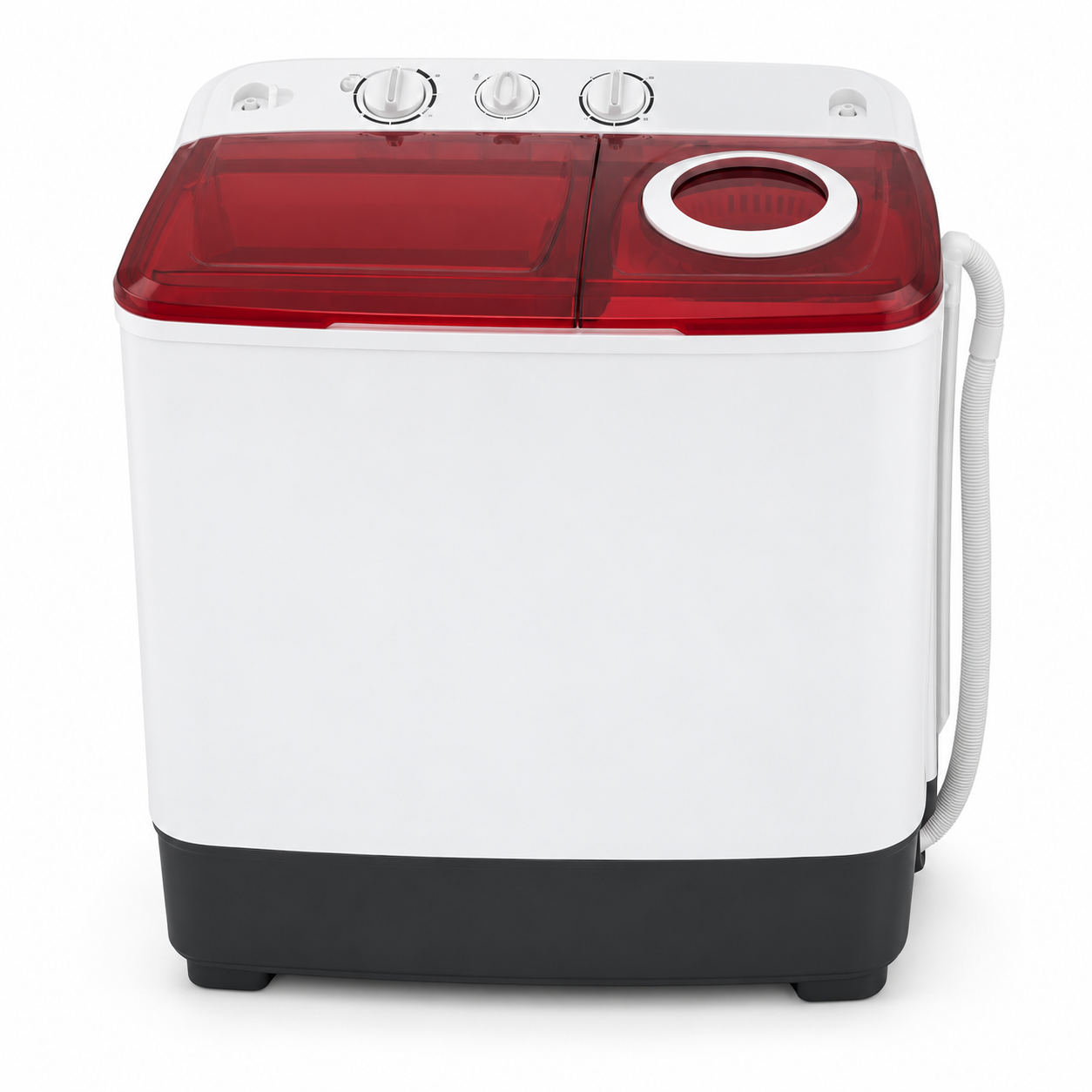 Mașină de spălat semiautomată Artel TE 60 LS Red, 6 kg, centrifugă 3,6 kg